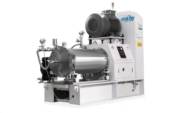 Axis Discharge Bead Mill Machine100kW Horizontal For Negative Electrode Material