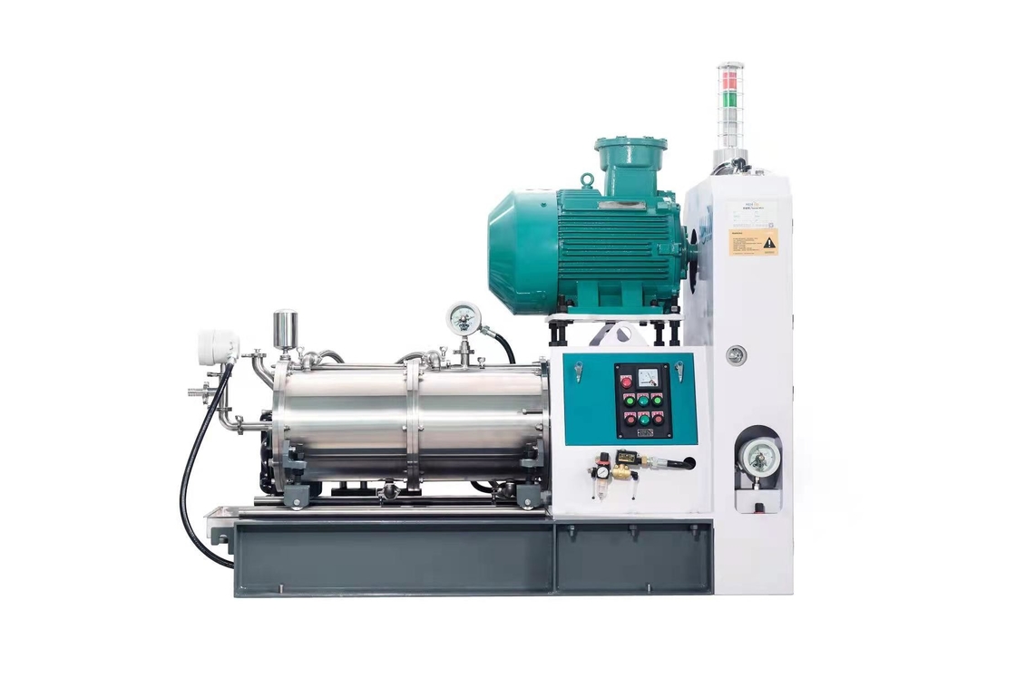 Axis Discharge Bead Mill Machine100kW Horizontal For Negative Electrode Material